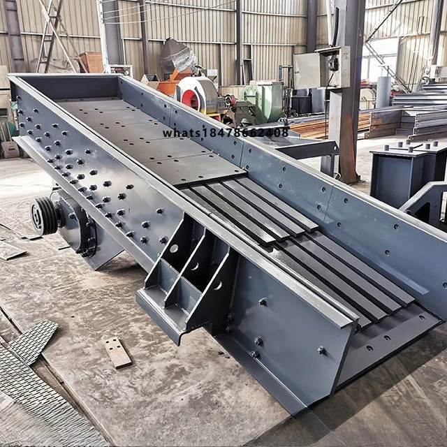High Quality ZSW490 Quarry Stone Vibrating Grizzly Screen Feeder Electromagnetic Vibrator Core Motor for Mining Mine Operations