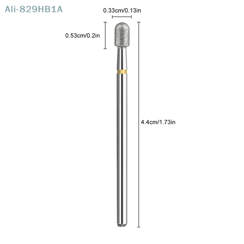 Forets diamantés pour manucure et pédicure, embouts de fraisage, N64.3/32 ", accessoires pour ongles russes