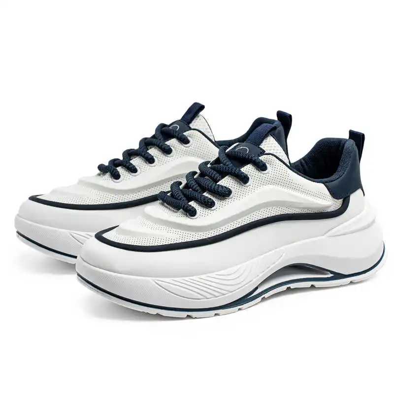 

Мужские модельные туфли из экокожи на толстом каблуке, ботинки высокого качества, модельные туфли для мужчин, баскетбольные теннисные мужские кроссовки