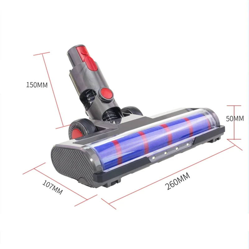 Cepillo M04K para aspiradoras Dyson V7 V8 V10 V11 V15, piezas de varilla inalámbrica, cabezal de cepillo de rodillo, cabezal de limpiador, repuesto de cepillo