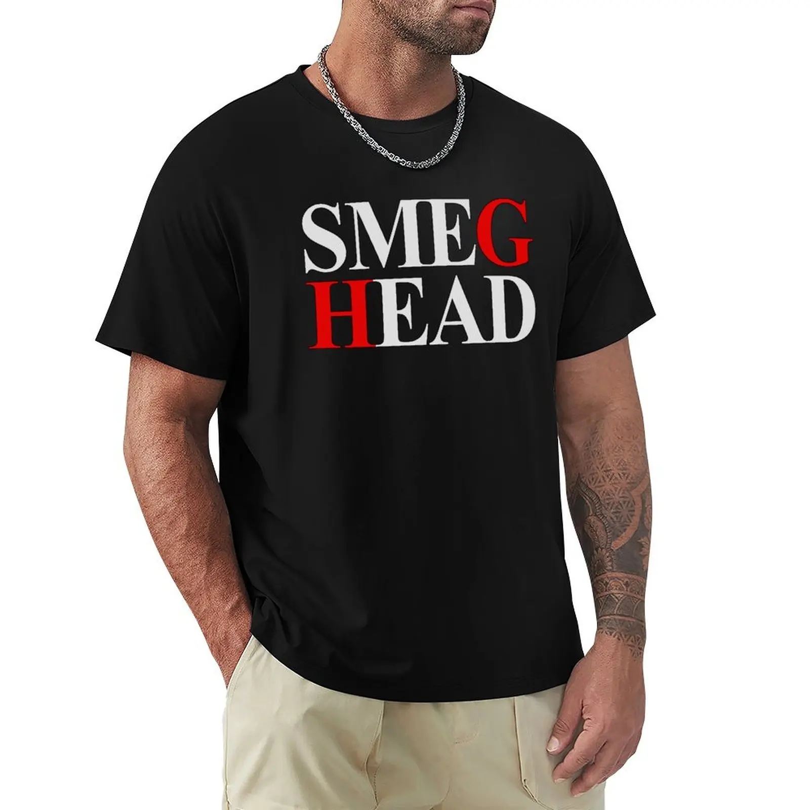 تي شيرت SMEG HEAD تي شيرت برسومات عتيقة ملابس الشارع تي شيرت برسومات كبيرة الحجم للرجال 100 ℅   القطن