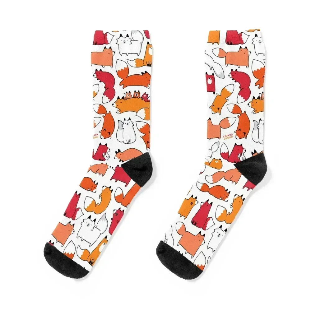 

Foxy Foxes Socks winter man Children's fashionable Socks For Men Women's