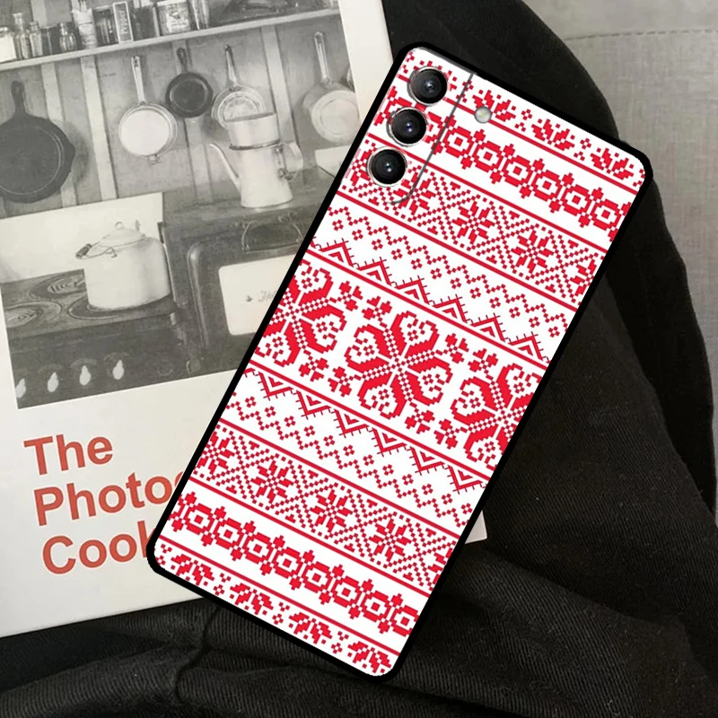 เบลารุสธงเคสโทรศัพท์สําหรับSamsung Galaxy S23 S22 S24 Ultra S20 S21 S24 FE S9 S10 Plusหมายเหตุ 10 20 Ultra