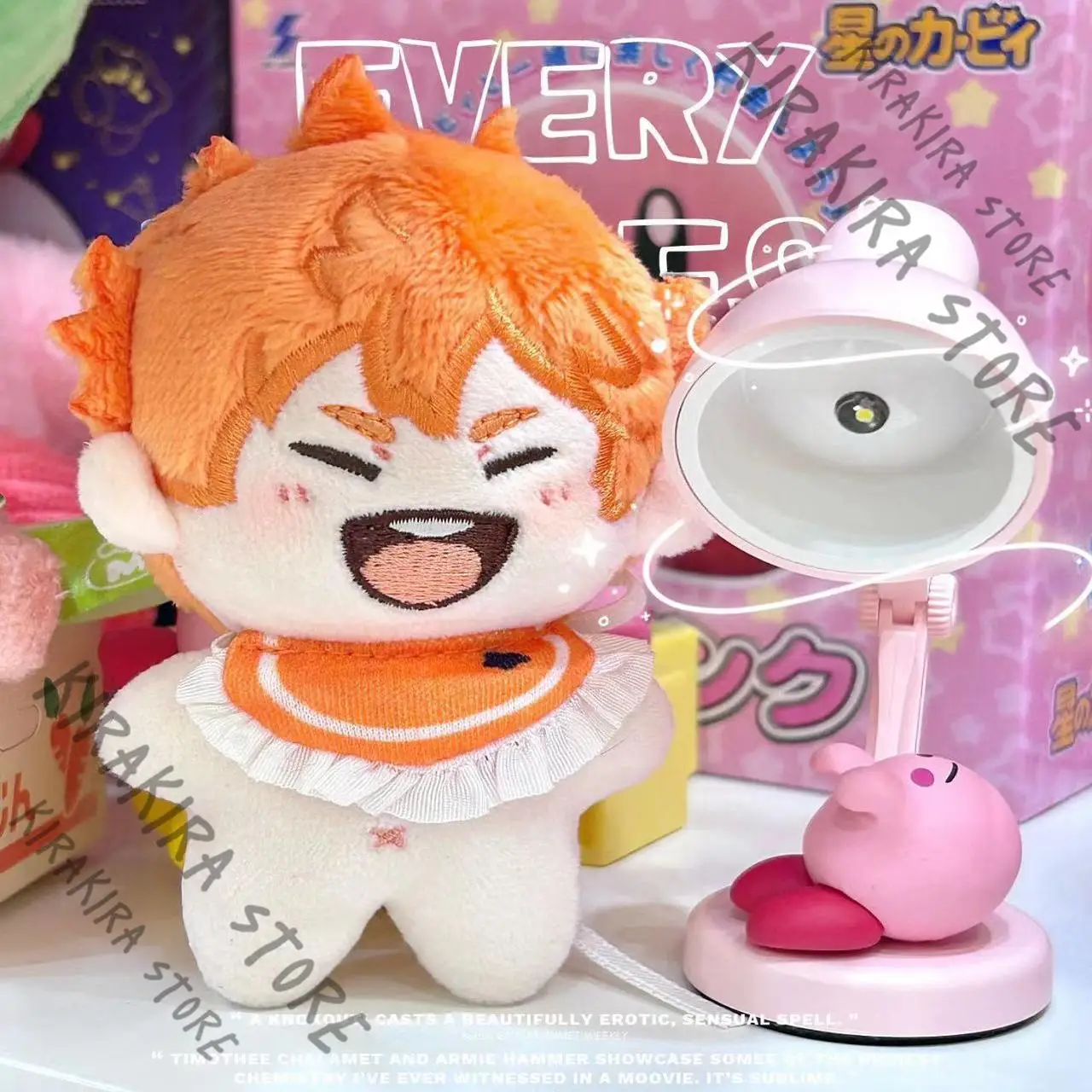 

Haikyuu!! Shoyo Hinata 10cm Pendant Cotton Keychain Adorable Figure Maumet Cosplay Puppet Playing Creativity Hanging Drop Decor