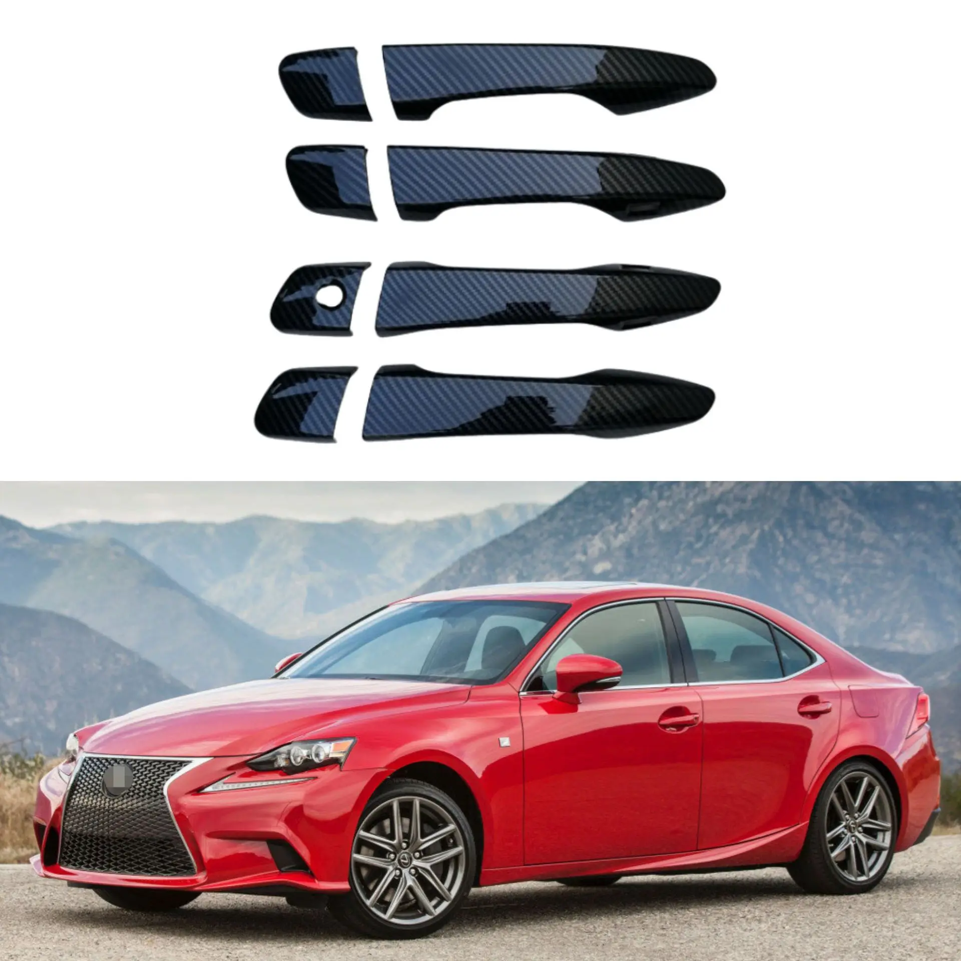 

for 14-23 Lexus IS200t IS250 IS300 with black handle decoration on the door handle