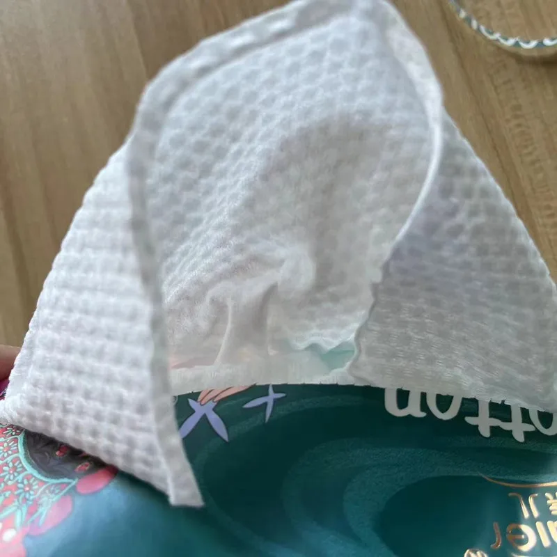 50/100 Pumps Thickened Disposable Face Towels Soft Absorption Travel Cleansing Dry and Wet Makeup Remover Pearl Towels 20*20cm