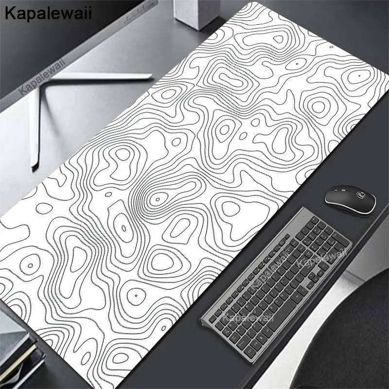 

XXL Mouse Pad Gaming Black and White MousePad Large Mouse pad Gamer Mause Carpet PC Desk Mat keyboard pad Computer Mouse Pad