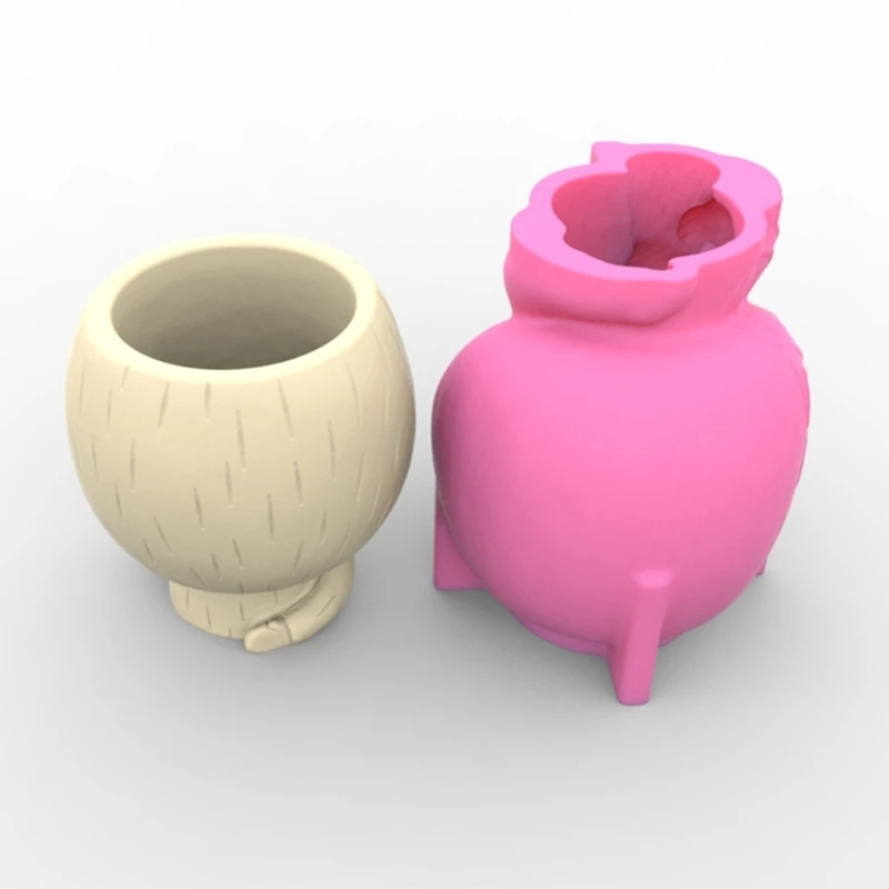 Silicone Flower Pot Mold Candlestick Silicone Mold Succulent Planter Cement Mold