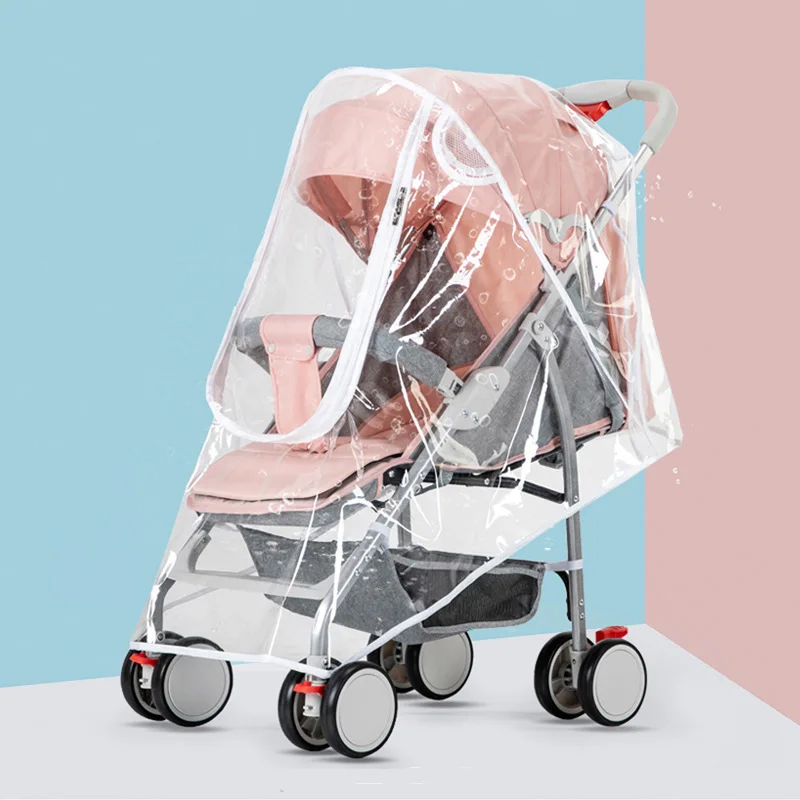Baby stroller Universal rain cover Windshield Baby stroller canopy Children's car Anti-droplet windshield