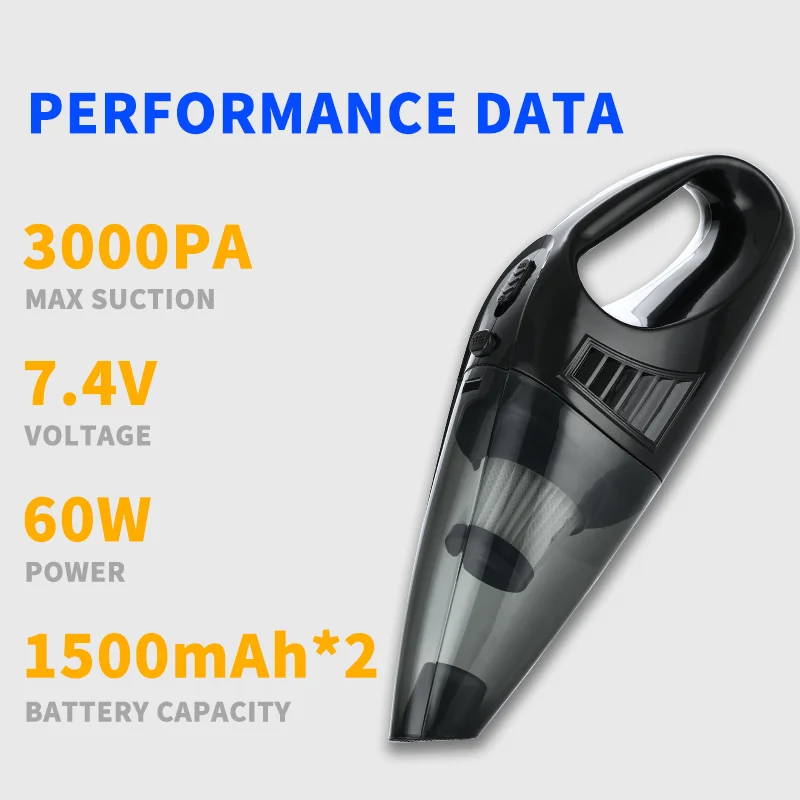 Factories Wholesale Cheap Wireless Car Vacuum Cleaner 12V Mini Portable Handheld Vacuum Cleaner