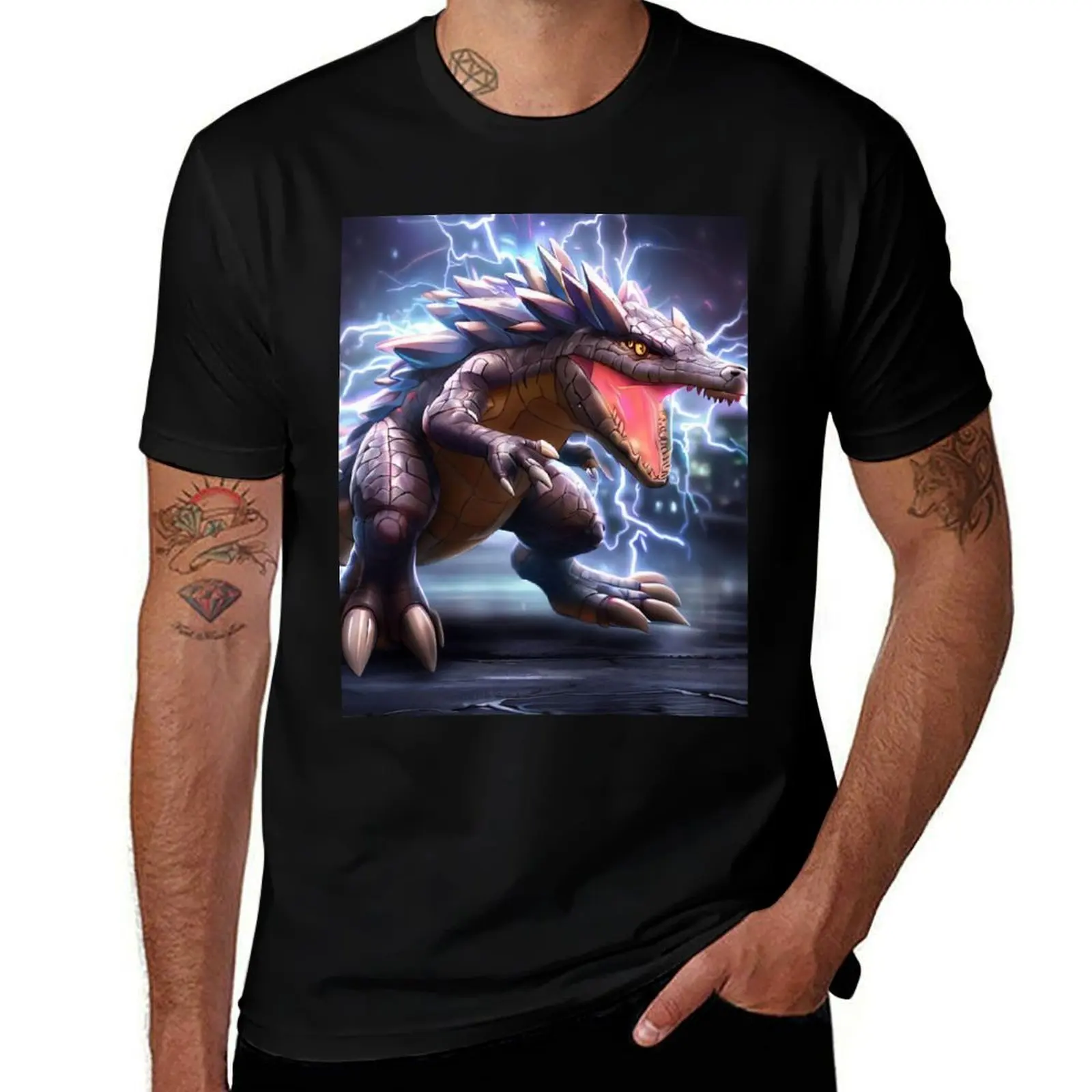 Cracadolia, the great devourer T-Shirt Basic Solid Color Casual Tee Shirt T-Shirt