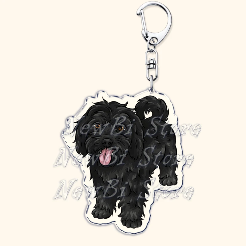 Cavalier King Charles Spaniel Dog Keychains for Accessories Bag Key Chain Ring Jewelry Pet Puppy Lover Animal Gifts Keyrings