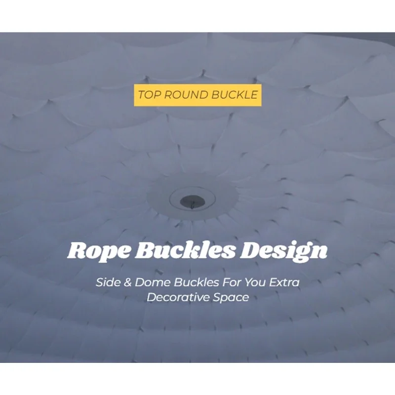 Barraca inflável ao ar livre da abóbada do iglu tenda portátil festa cubo branco casa redonda gazebo sala para festa de casamento evento acampamento