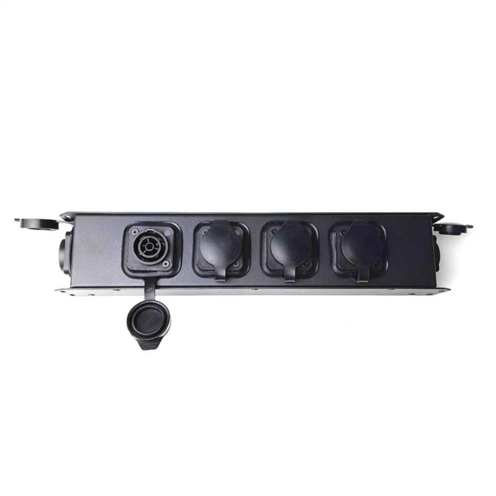 Power Distribution Box 20A Metal Power Distribution Box Mountable for Event Production Crews, Audio Equipment Setups