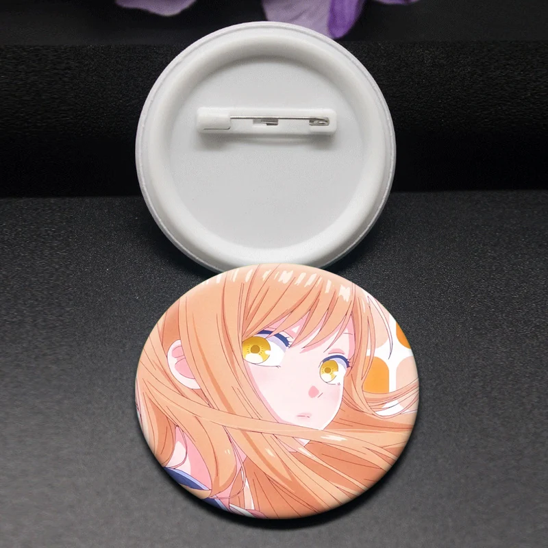 My Love Story with Yamada Kun At Lv999 Anime Brooches Akane Kinoshita,Akito Yamada Pins Bag Decor Cartoon Badge Jewelry Gifts