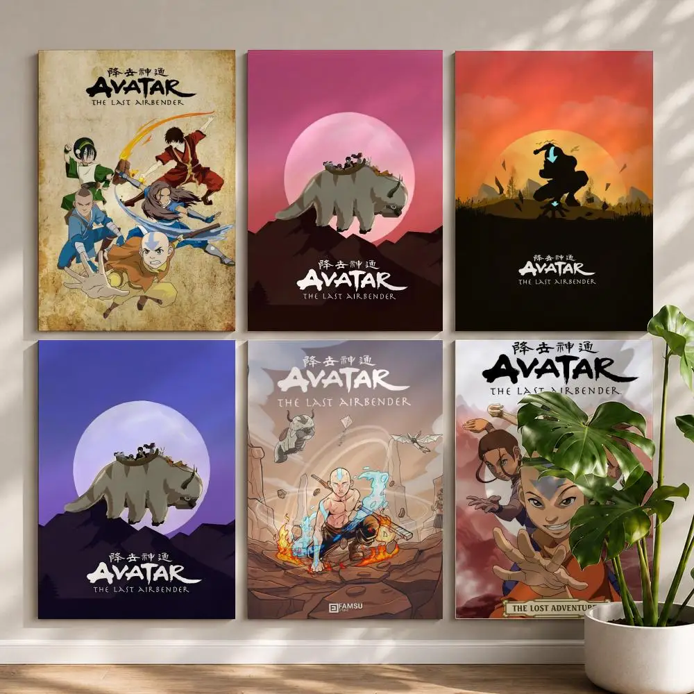 Animation A-Avatar: The Last AirbenderS Poster HD Self Adhesive Waterproof Wall Art Ideal for Home Office Dorm Bedroom Great