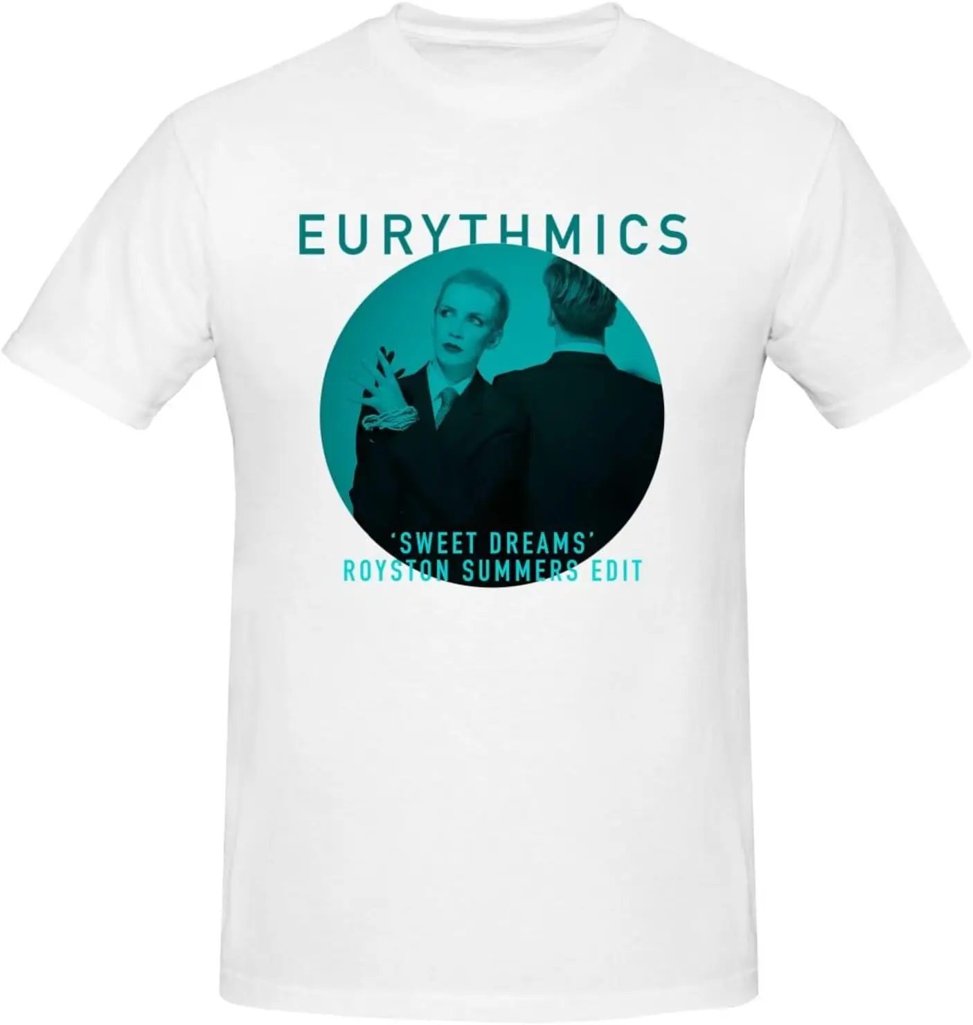 Eurythmics Shirt Men's Personalised Graphic Short Sleeve Tshirt Fashion Breathable Cotton Top Tees Black