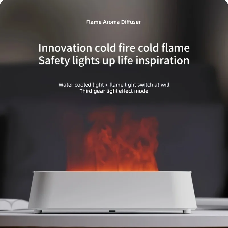 1 st 6.76 Oz USB Vulkaan Luchtbevochtiger 7 Kleur LED Licht Grote Capaciteit Essentiële Olie Geur Luchtbevochtiger Voor Winter Valentijnsdag Da