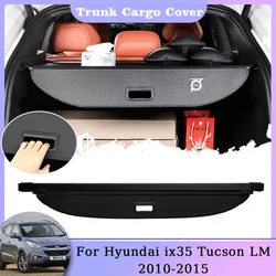 Rear Trunk Cargo Cover For Hyundai ix35 Tucson LM 2010 2011 2012 2013 2014 2015 Anti-peeping Luggage Security Shield Accessories