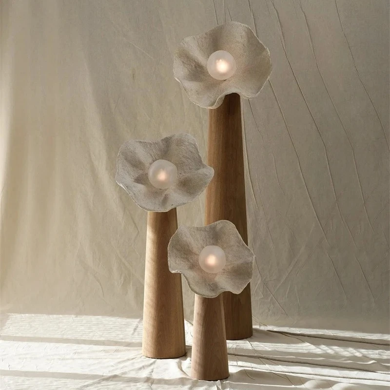 

For Japanese-style wabi-sabi floor lamp living room model room decorative table lamp