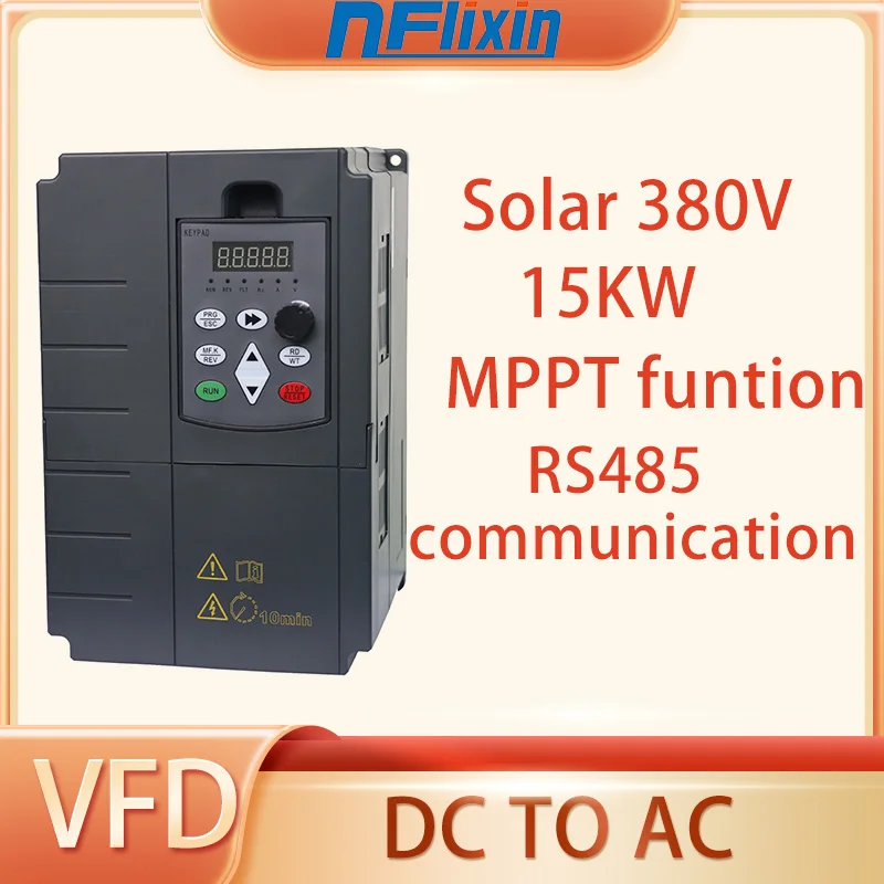 

PV solar inverter DC to AC three-phase 15-132KW 380V with MPPT Control solar pump VFD