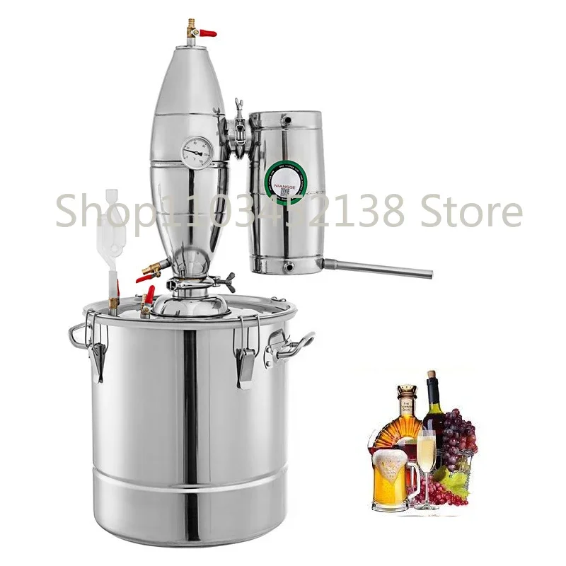 20/30/50/70L Electric Distilled Water Machine Alcohol Beer Yellow Wine White Wine Wine Multifunctional Fermentation Tank 220V