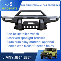 Front Bumper Front bar For Suzuki Jimny JB64 Sierra JB74W 2019 2022 Made of aluminum alloy Exterior Accessories frames