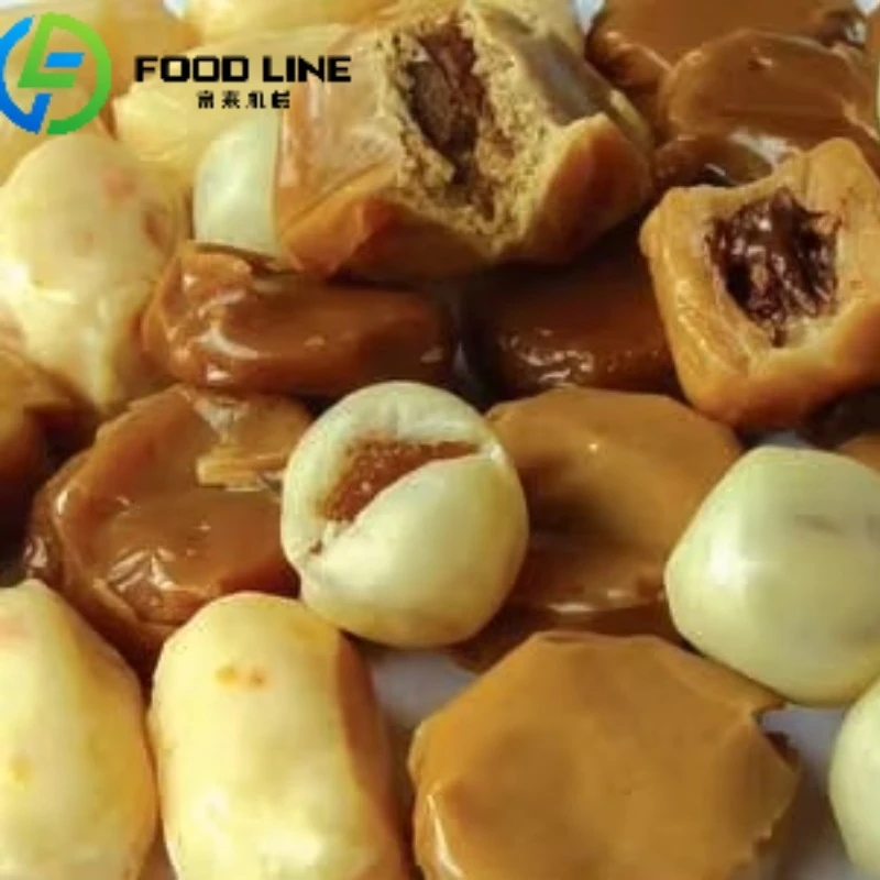 New Fully Automatic Toffee Candy Production Line for Food Factory Featuring PLC and Bearing Core Components