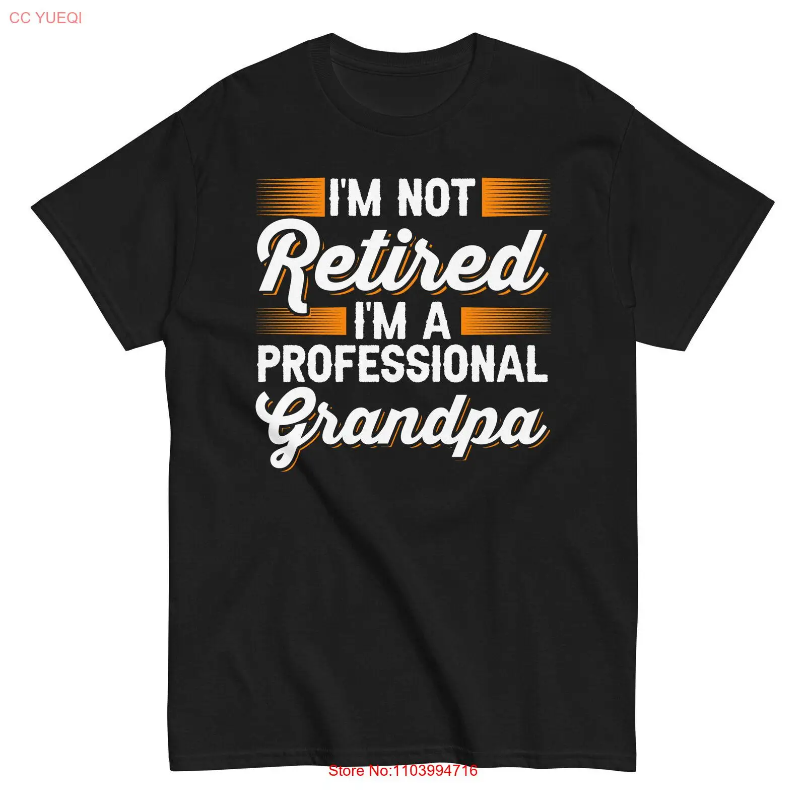 Granddad Retiree I'm Not Retired I'm a Professional Grandpa Retirement T-Shirt