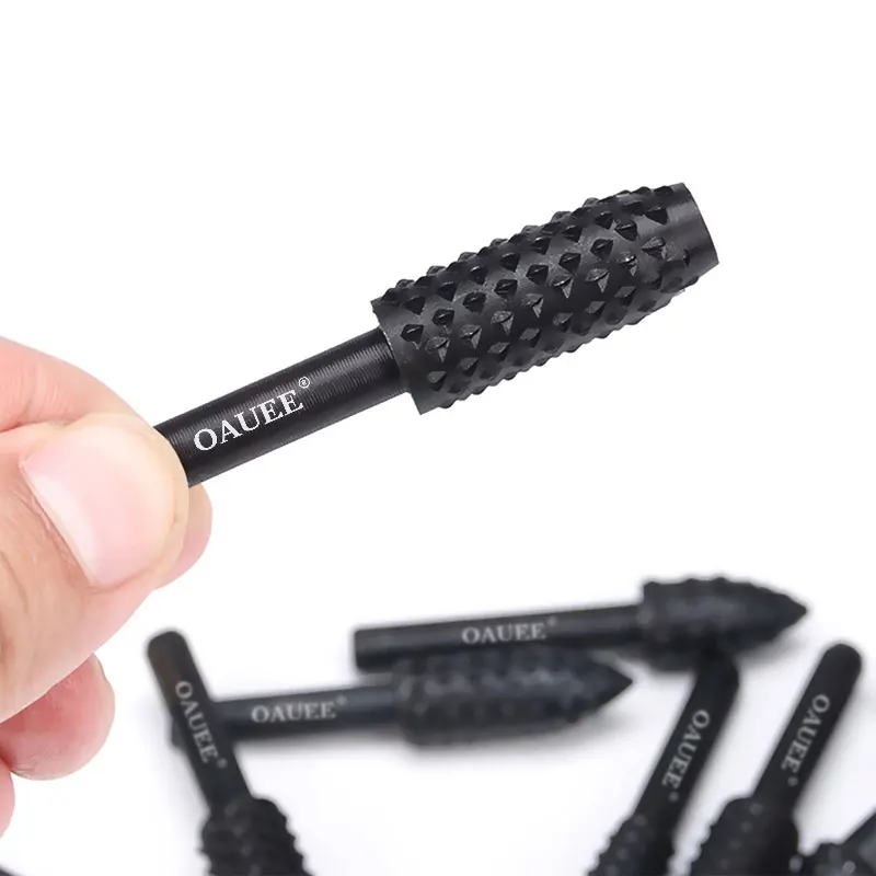 Brocas rotativas de Metal, herramientas de corte para tallado de raíces y madera, amoladora de archivos, 5 o 10 unidades