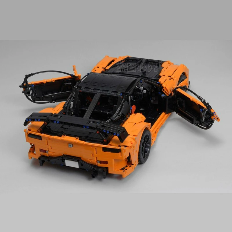 Disponibile MOC-57488 mattoncini da costruzione RX-7 -Veilside Fortune Sports Car assemblaggio fai da te educazione per bambini bambini per giocattoli regalo