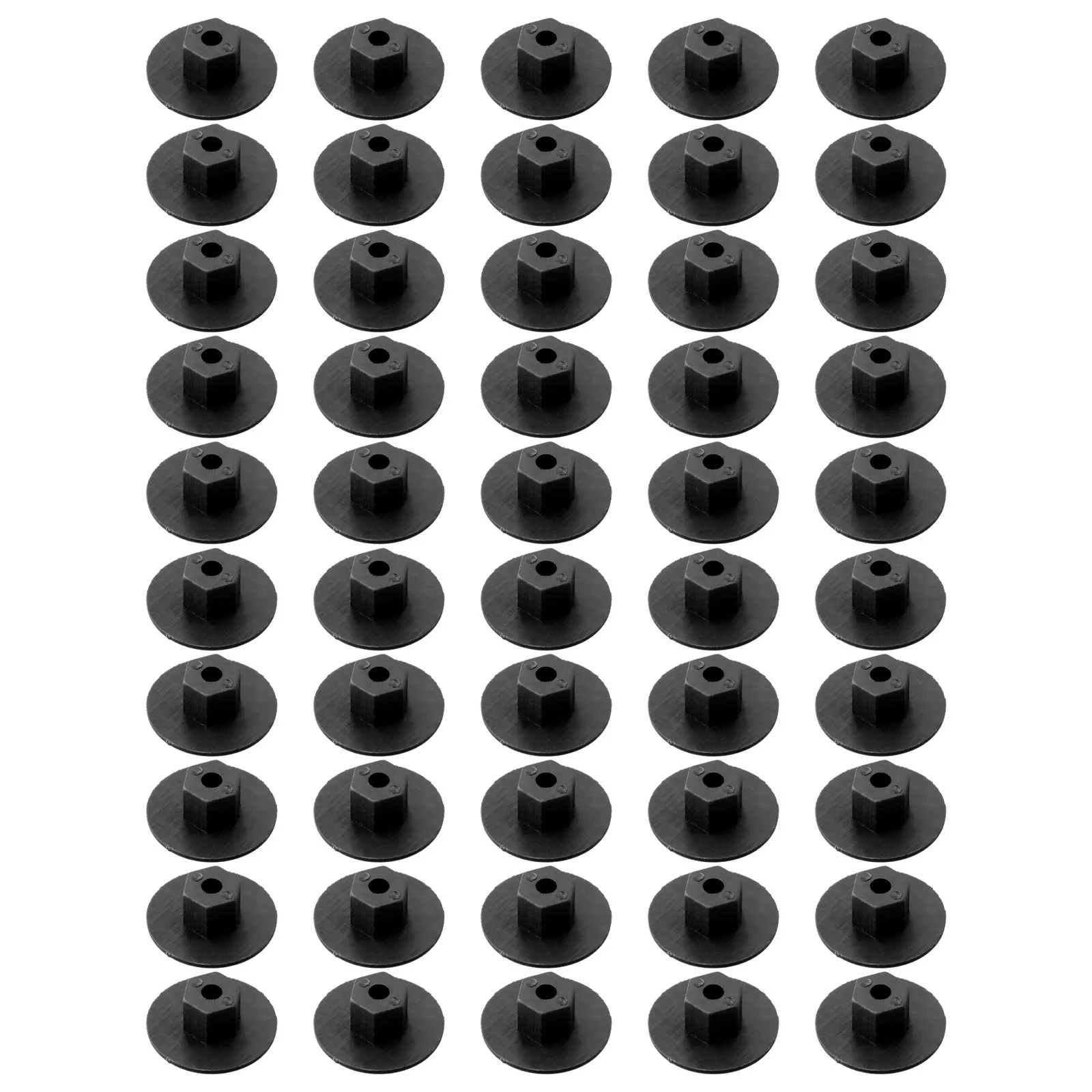 

50pc Unthreaded Plastic Nut Clips For Mercedes For BMW W201 W124 190D 260E A2019900050 Car Wheels Arch Inner Splash Guards Snap