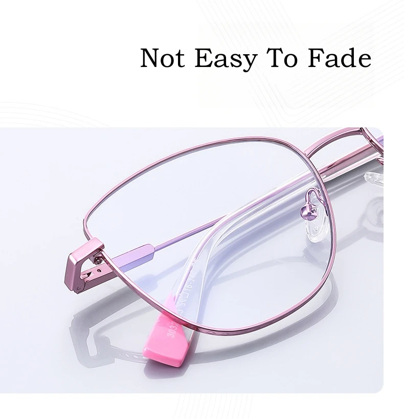 Yimaruili ultraleichte Mode Legierung Blaulicht blockierende Brille Retro Cat Eye optische Rezept Frauen Brillen fassungen – Detail 4