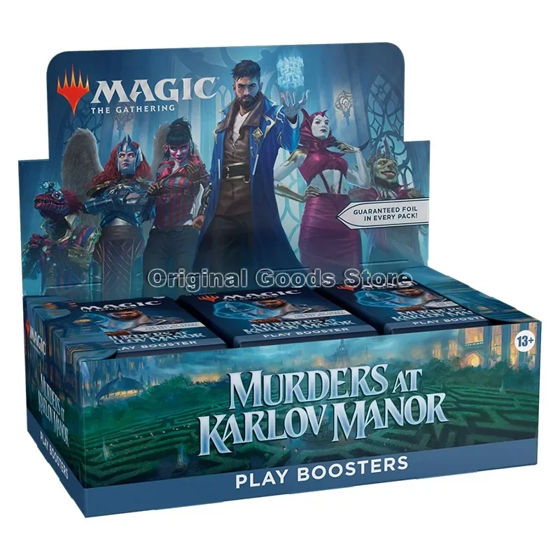 Original Magic The Gathering Murders at Karlov Manor Card English Play Booster Box Collection Trading Cards Kids Birthday Gift