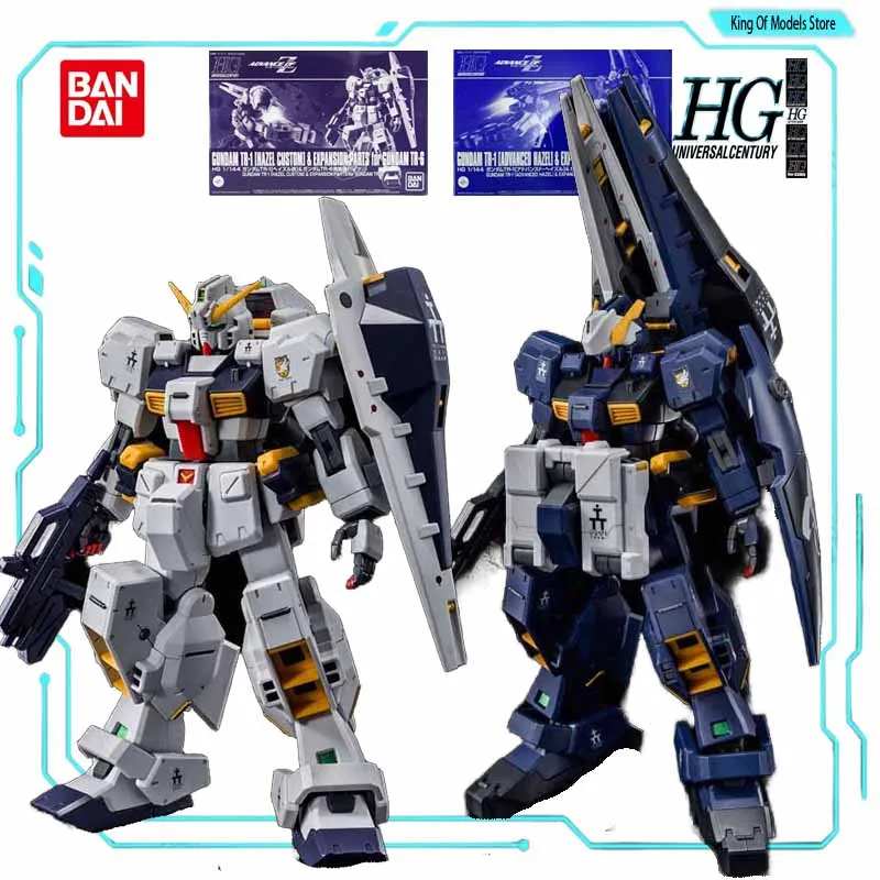 Bandai-Kit de modelo Original HGUC 1/144 HAZEL, expansión personalizada para GUNDAM TR-6, figura de acción de Anime, juguete de montaje, regalos para niños