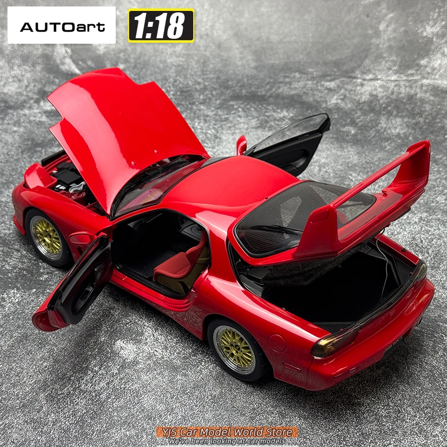 AUTOART Diecast car model 1/18 MAZDA RX-7 FD  RX7 Static display car models