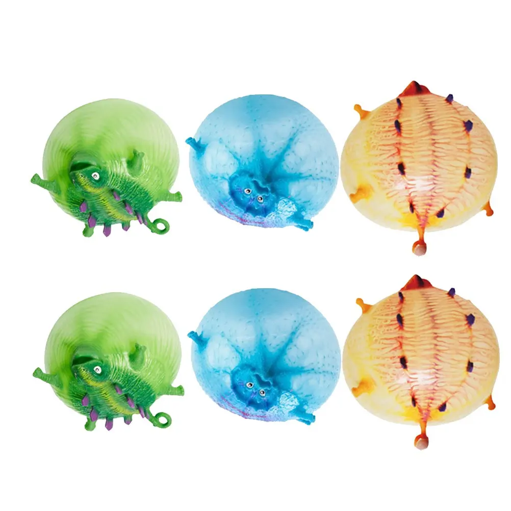 

6 PCS Kids Toys Dinosaur Inflatables Children Sensory Control Blow up Balls Childrens