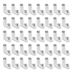 PCB Standoffs, PCB Mounting Feet, Compact Power Supply, Durable L Type PCB Mounting Feet for PCB, Game Consoles,