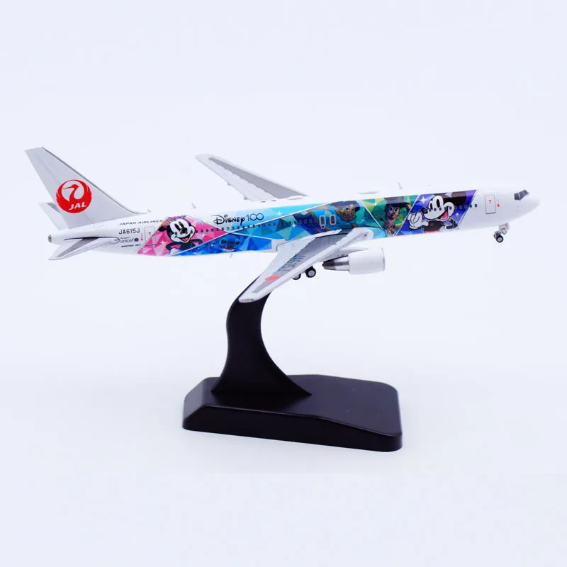 Cadeau d'avion à collectionner en alliage SA4017 ailes JC 1:400 Japan Airlines JAL Boeing B767-300 modèle d'avion moulé sous pression JA615J avec support