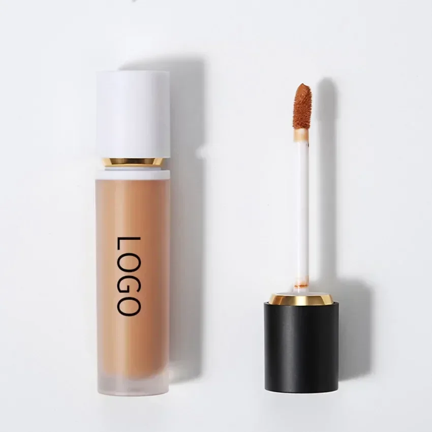 Custom 9ml Full Coverage Liquid Concealer Natural Finish Long Lasting Under The Eyes Dark Circles Cover Waterproof Bulk Makeup