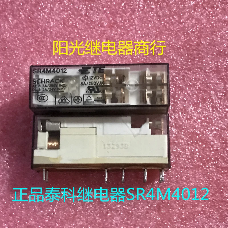 

（Second-hand）1pcs/lot 100% original genuine relay:SR4M4012 12VDC 10pins safety relay