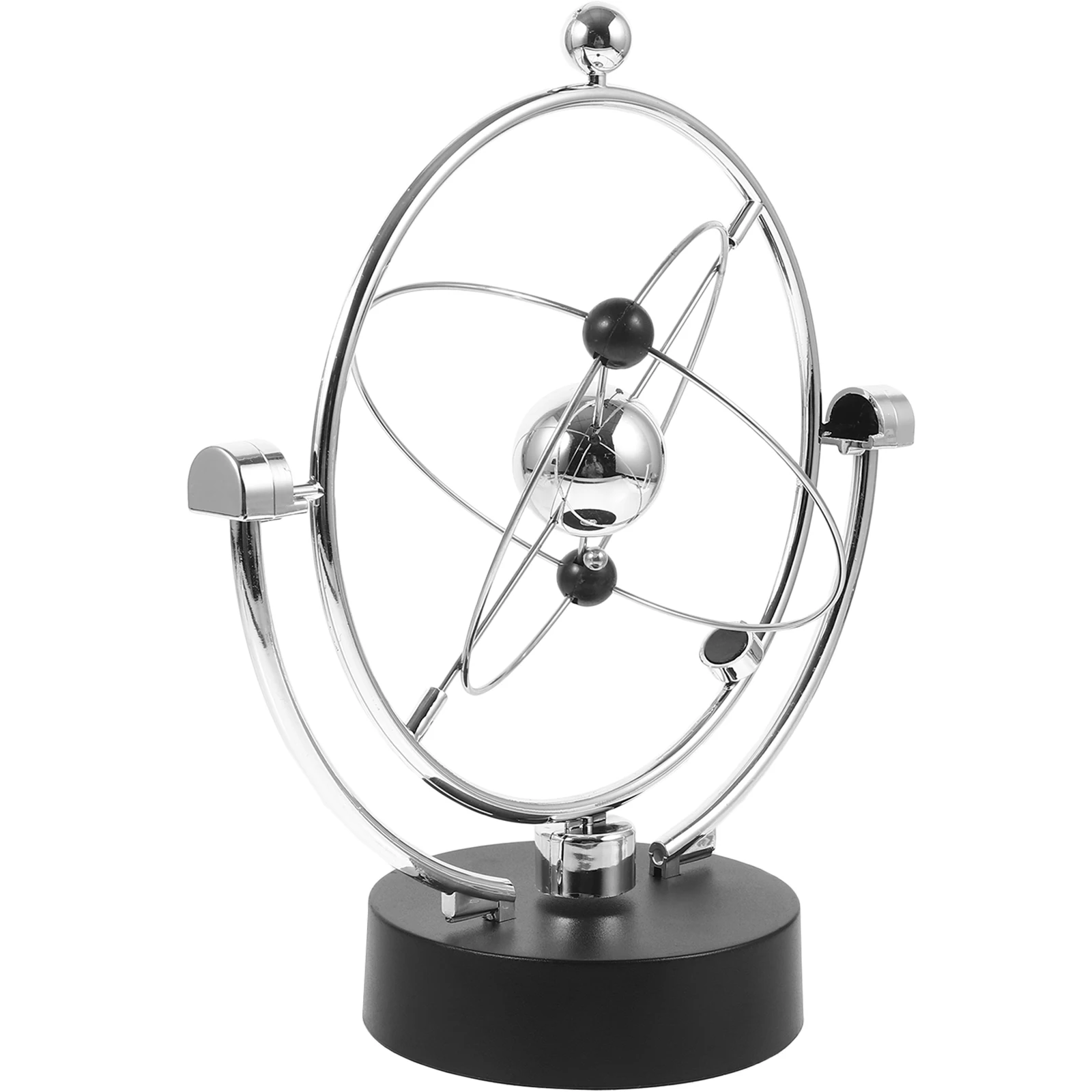 

Galaxy Motion Instrument Desktop Perpetual Toy Silver Revolving Rocker Decor Science Gift Physics Demonstration Cool