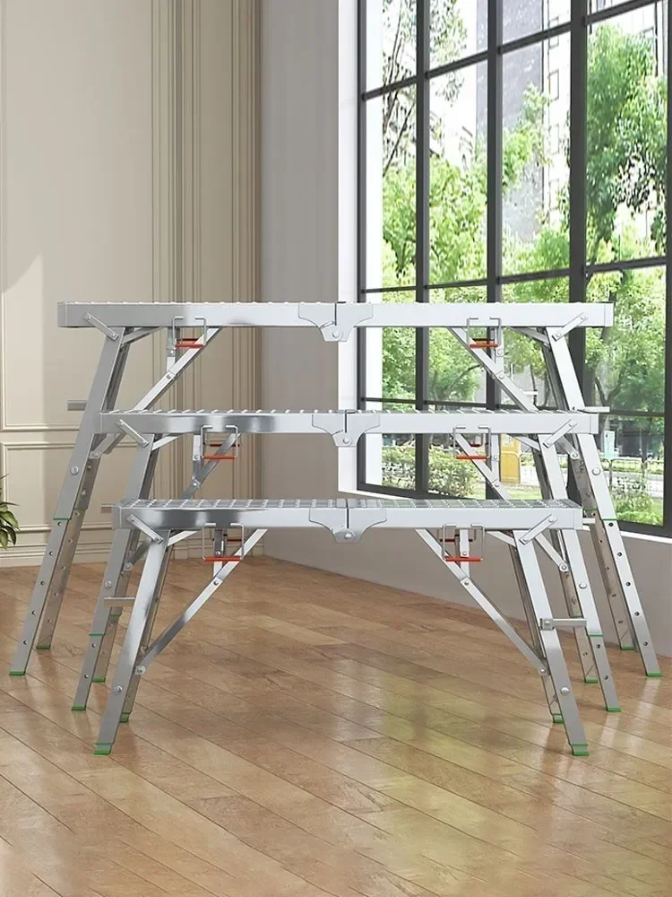 Scaffold folding, lifting thickening horse stool manufacturer direct sales raising scraping putty indoor decoration engineering