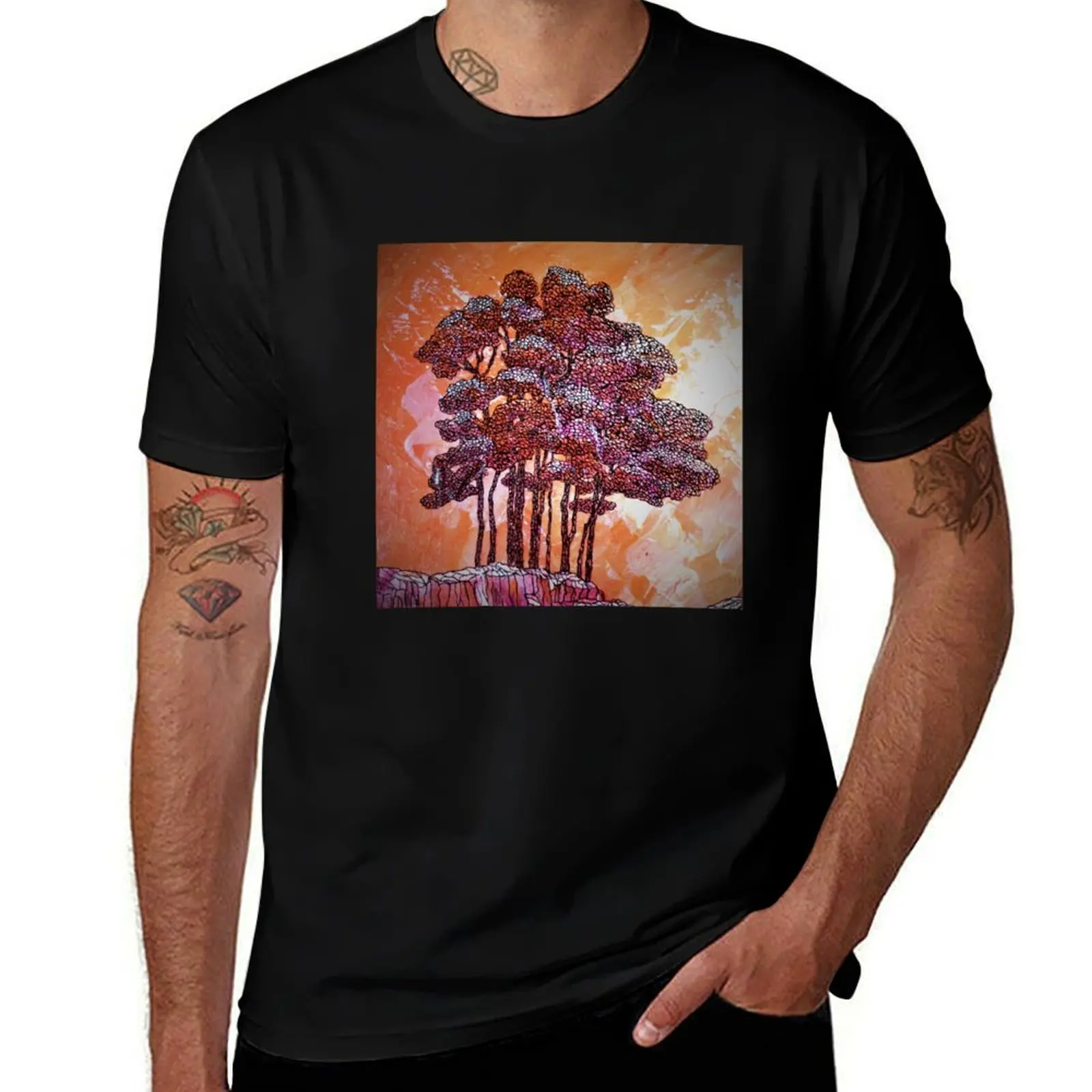 T-shirt Conquered Struggle FH, T-shirt en coton basique respirant