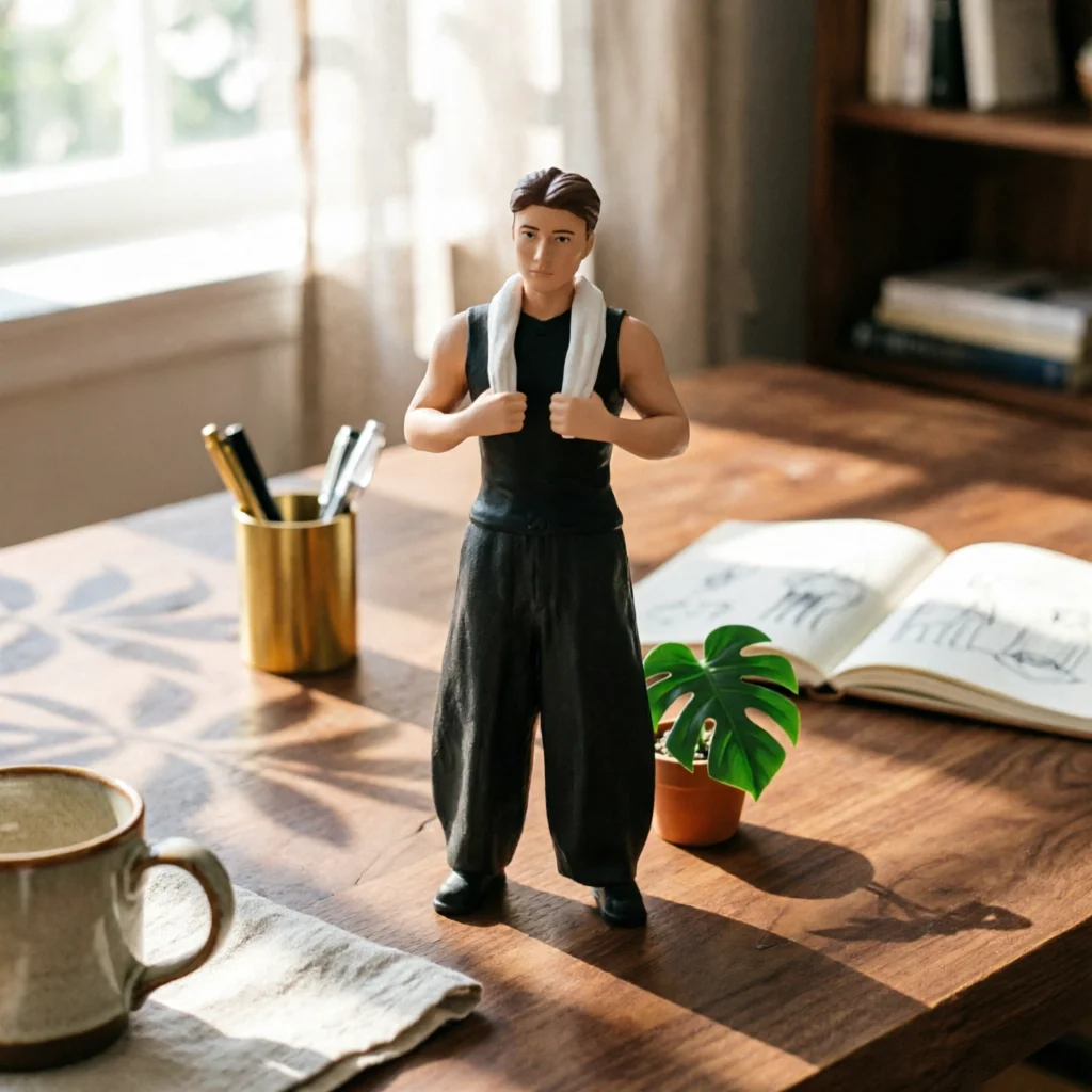 Garage Mechanic Figure Detailed Mechanic Figurine Diorama Figure Collectible Model Figures Authentic for Hobbyists