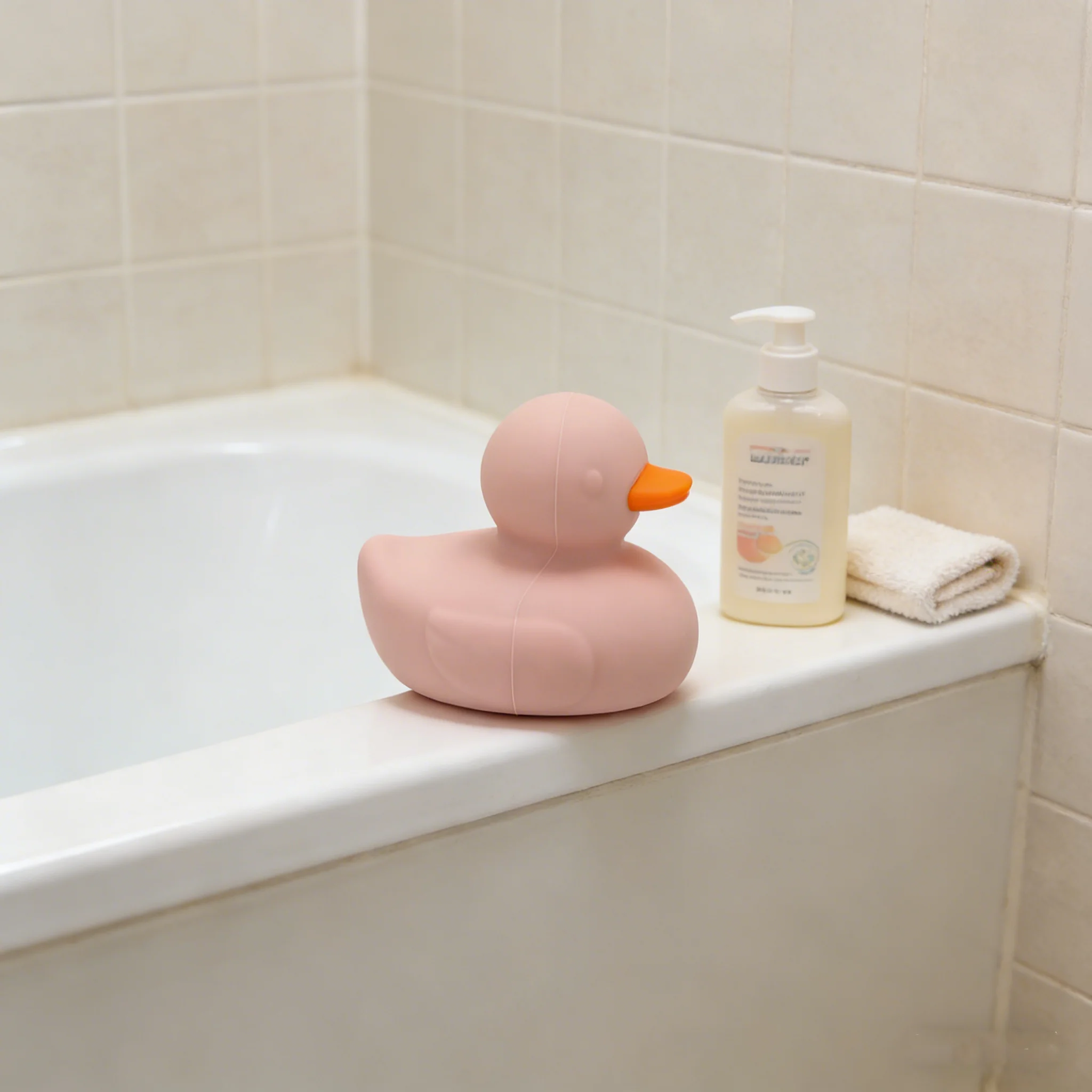 EIBYCIDY 水遊びおもちゃ 可愛いアヒル型 キッズ ベビー シリコン製お風呂おもちゃ BPAフリー 幼児向け楽しいお風呂遊び 浮かぶおもちゃ 赤ちゃんへのプレゼント