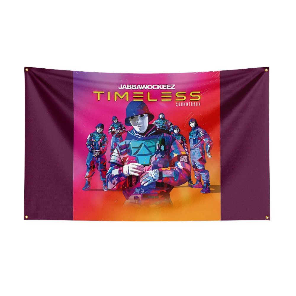 90x150 سنتيمتر خمر J-Jabbawockeezs الفرقة العلم البوليستر الطباعة الرقمية الرجعية راية للديكور #4