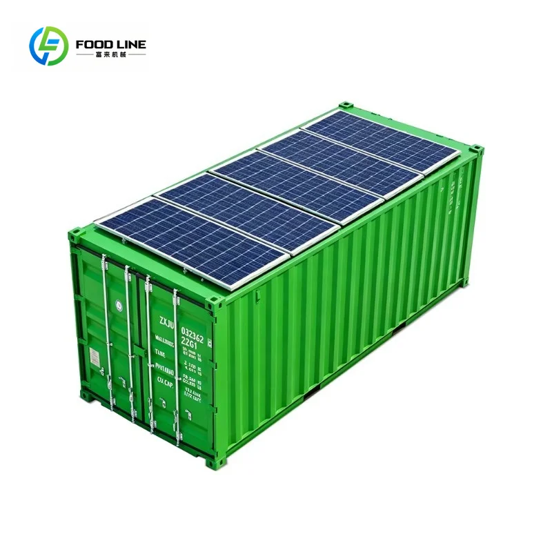 Solar Refrigerated Container 20FT 40FT Cold Storage Room Commercial Sale Support Custom