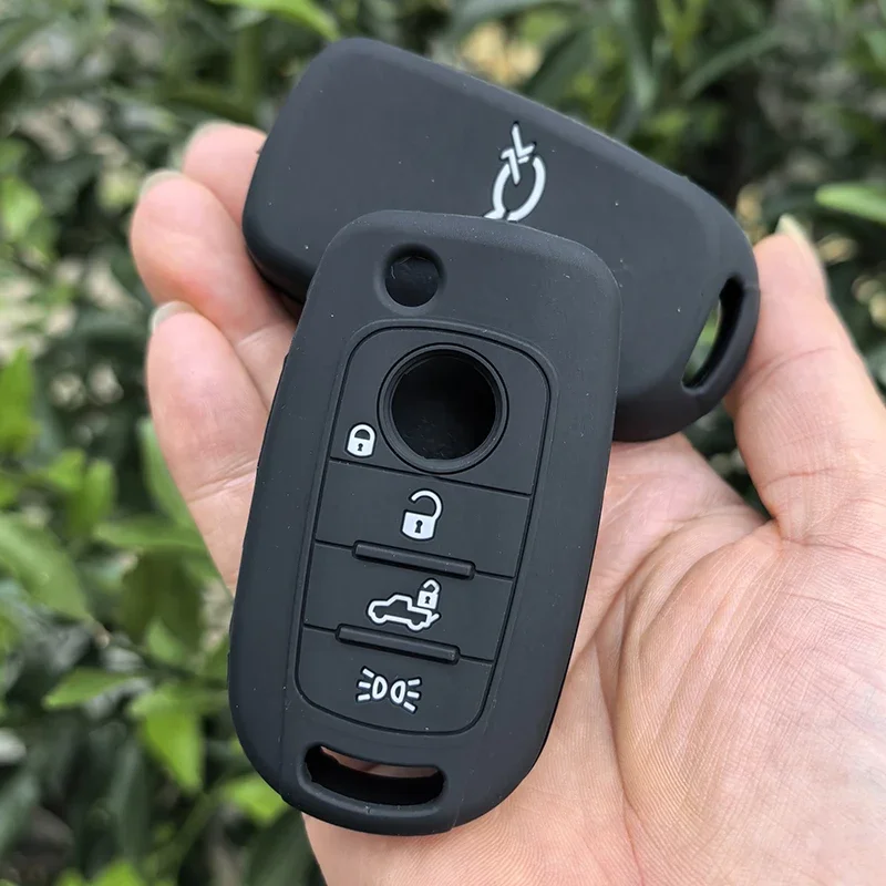 Capa protetora de silicone para chave de carro, capa protetora sem chave para fiat tipo toro nuovo freedom 500x doblo argo thank acessórios
