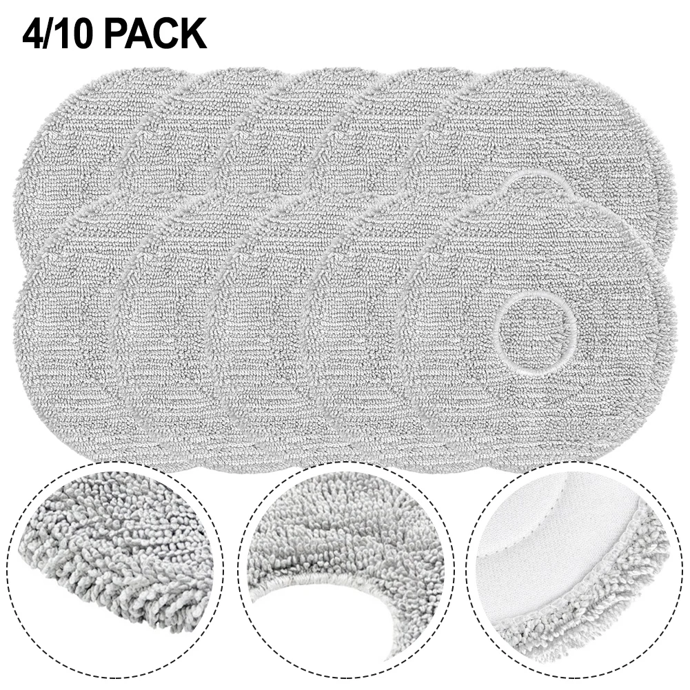 Replacement Mop Pads For Hygiene Mop As Shown Washable Mop Pads Microfiber Material Easy Installation Secure Attachment